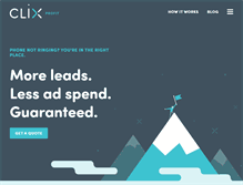 Tablet Screenshot of clixprofit.com